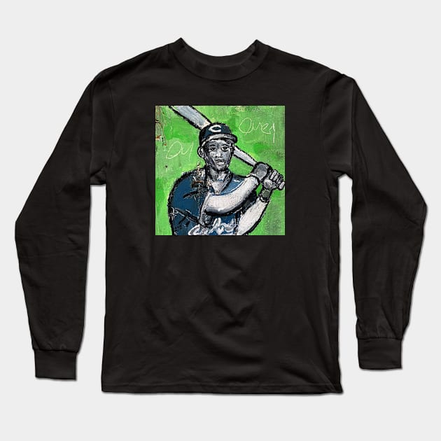 Hank Aaron Long Sleeve T-Shirt by ElSantosWorld